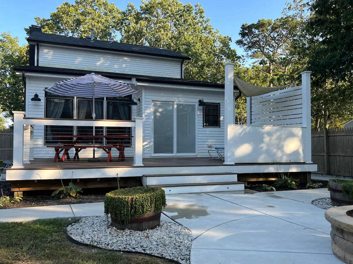 Cape May Court House NJ Trex composite deck installation